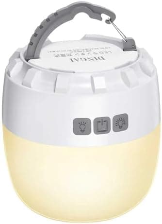 LED Camping Light, 8000mAh Camping Lantern Rechargeable, portable light with 4 Modes, Stepless Dimming, Built-in Magnet, IPX5 Waterproof, Tent Light for Camping, Emergency Lighting, Hiking, Fishing