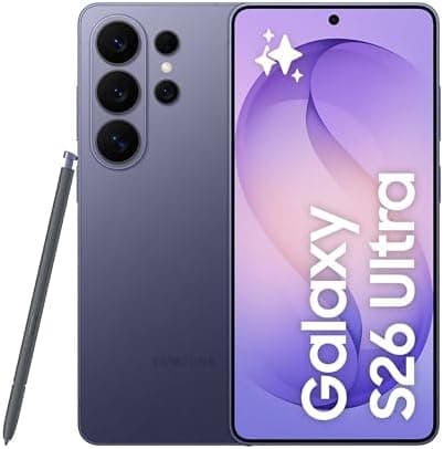 Samsung Galaxy S26 Ultra Cobalt Violet, 1TB Storage, AI Phone, 16GB RAM, Customized AP, Built-in Privacy Display, Photo Assist, 5000mAh Battery (UAE Type Approved)