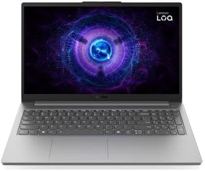 Lenovo LOQ 15IAX9E Gaming Laptop, 15.6" FHD 144Hz IPS Display, Intel Core i5-12450HX, 16GB DDR5 RAM, 512GB SSD, NVIDIA GeForce RTX 3050 6GB, ENG Keyboard, Luna Grey