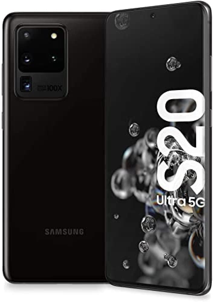Samsung (Refurbished) S20 Ultra 5G Factory Unlocked SM-G988U1 Cosmic Black 12 GB RAM 128 GB Memory