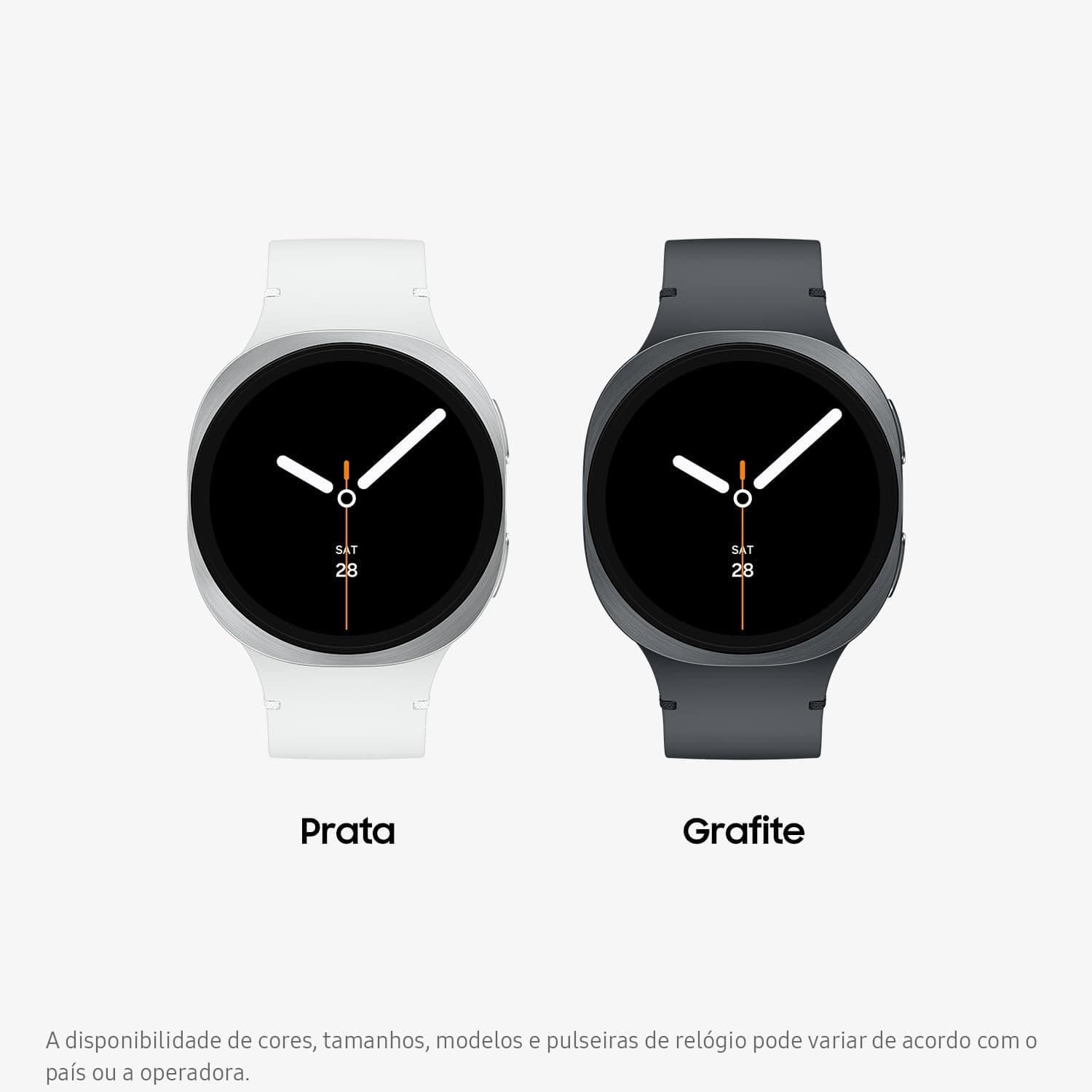 Samsung Galaxy Watch 8 | 40mm | AI Smartwatch w/ 1.34" AMOLED, Wear OS 6, Wi-Fi, Bluetooth, Heart Rate, GPS Fitness Tracker | IP68, MIL-STD-810H | International Model L320 | w/Fast Charger, Silver