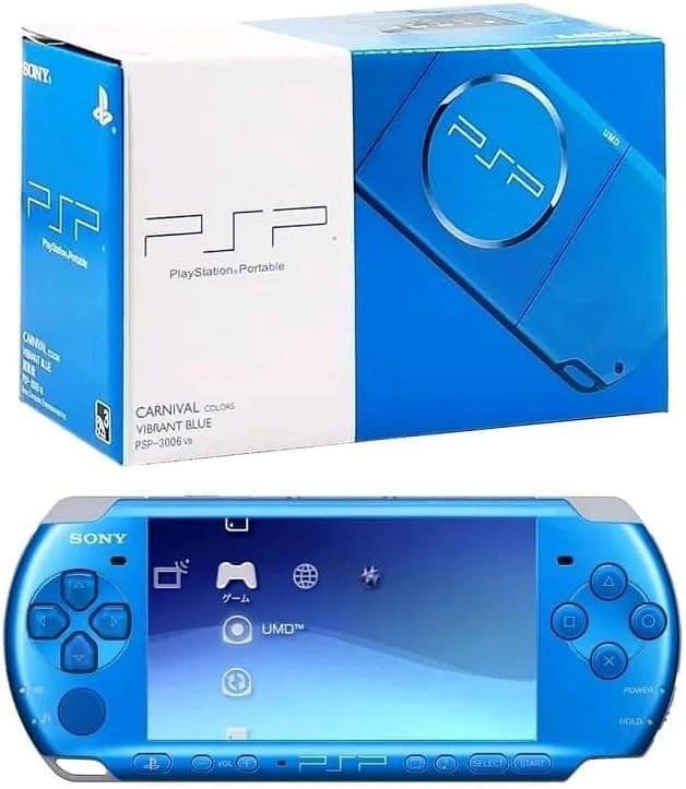 PSP 30006 With Installed Games Blue Color