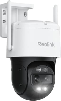 REOLINK Wired WiFi Outdoor Security Camera, 4K 8MP Dual Lens, 360° PTZ Camera, Auto Tracking, 2.4/5GHz Wi-Fi Smart Person/Vehicle/Animal Detection, 6X Hybrid Zoom, Color Night Vision, TrackMix WiFi