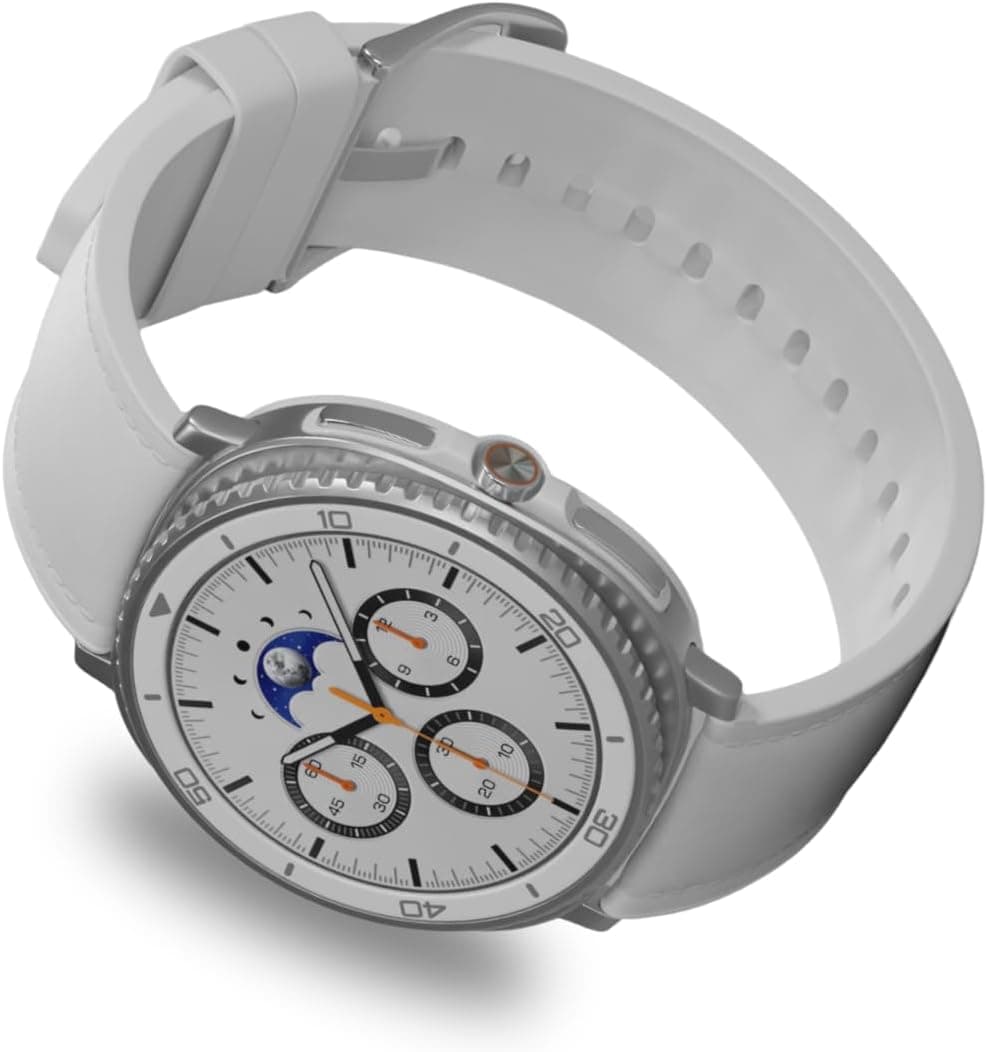 SAMSUNG Galaxy Watch 8 Classic | 46mm, Rotating Bezel | AI Smartwatch w/ 1.34" AMOLED, Wear OS 6, Wi-Fi, Bluetooth, GPS Fitness Tracker, IP68, MIL-STD-810H | International Model L500 | w/Fast Charger,