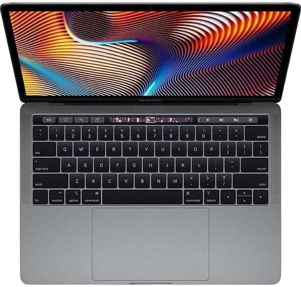 Apple (Refurbished) Macbook Pro A1989 Mid 2019 13' Inches, 2.8Ghz, Intel Core I7, 16Gb Ram, 256Gb Ssd English/Arabic Keyboard, Space Grey 10614131