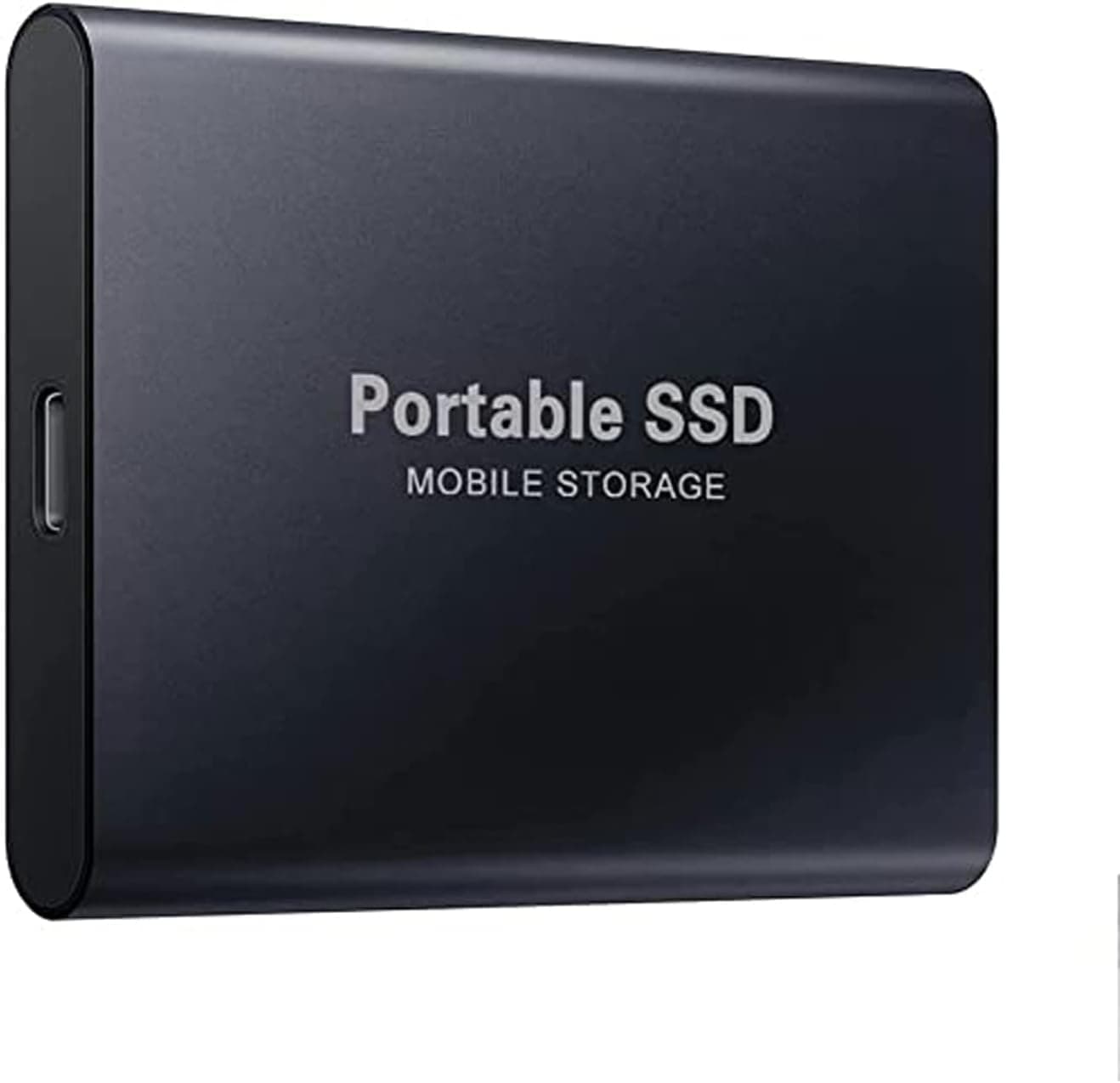 Portable Hard Drive 8TB, Mini SSD Hard Drives,Solid State External Drives,Computer Backup Drive,USB 3.1 to Type-C Support Data Storage Transfer for Windows XP PC Laptop and Mac (Black, 8.0, TB)