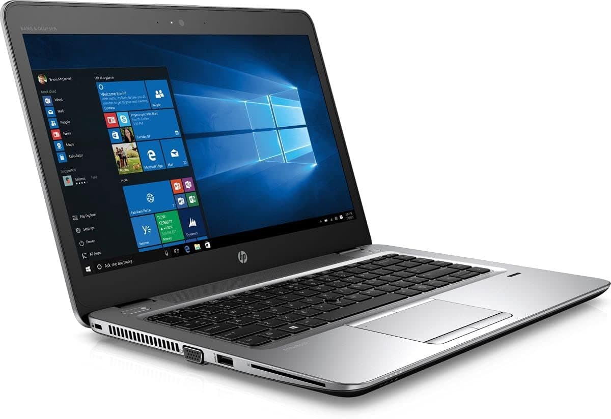 HP Probook 640 G2 Business Laptop, Intel Core i5-6300U CPU, 8GB DDR4 RAM, 256GB SSD Hard, 14 inch Display, Windows 11(Renewed)