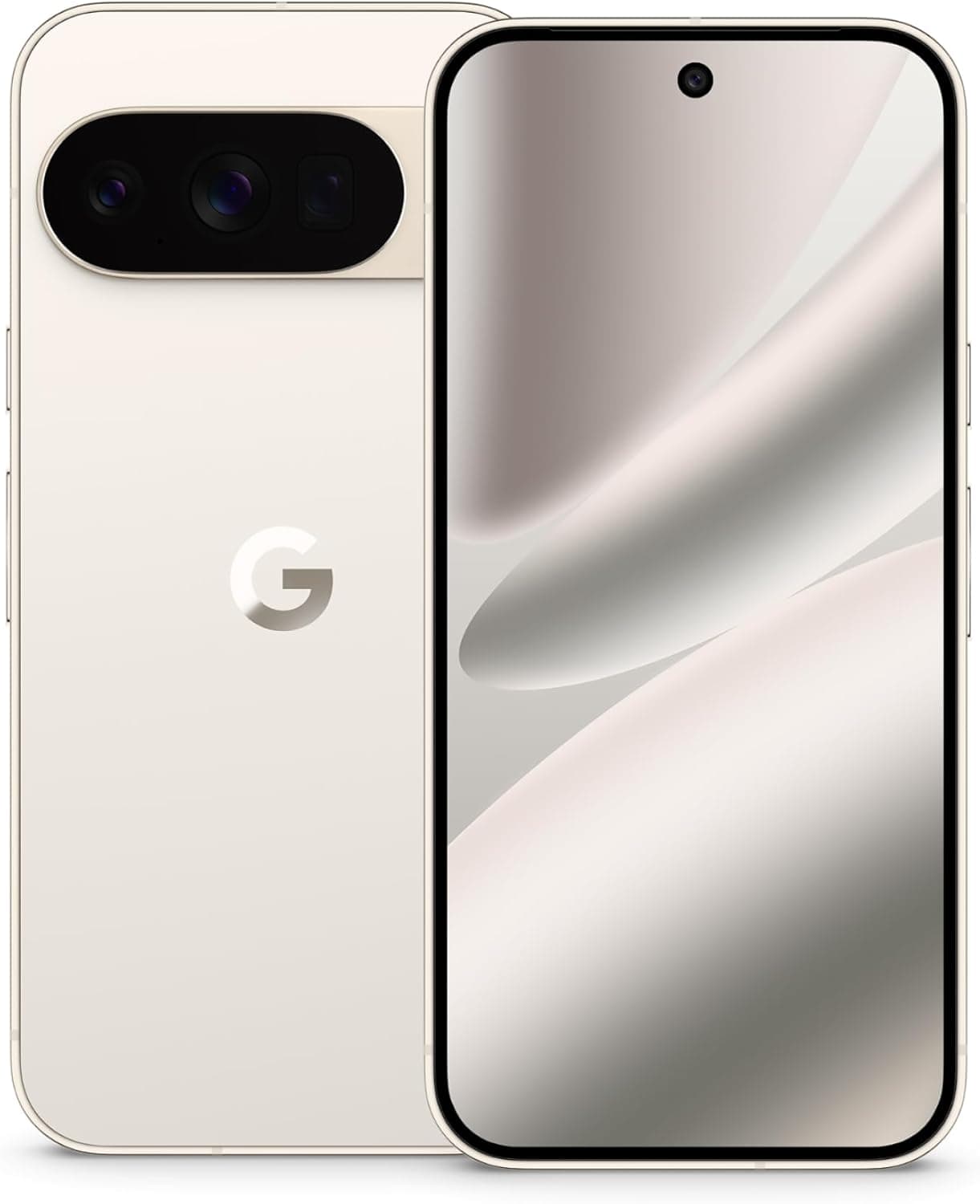 Google Pixel 10 Pro - Unlocked Android Smartphone - Gemini AI Assistant, Triple Rear Camera System, Fast-Charging 24+ Hour Battery, and 6.3" Super Actua Display - Porcelain - 256 GB (2025 Model)