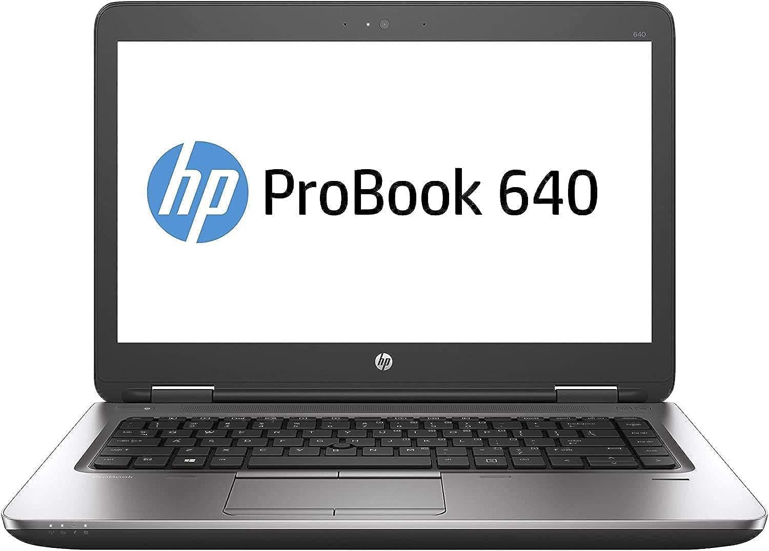 HP (Refurbished) ProBook 640 G2 Intel Core 14 Inch Display i5-6300U 8GB RAM 256GB SSD Windows 10 Home Installed and activated