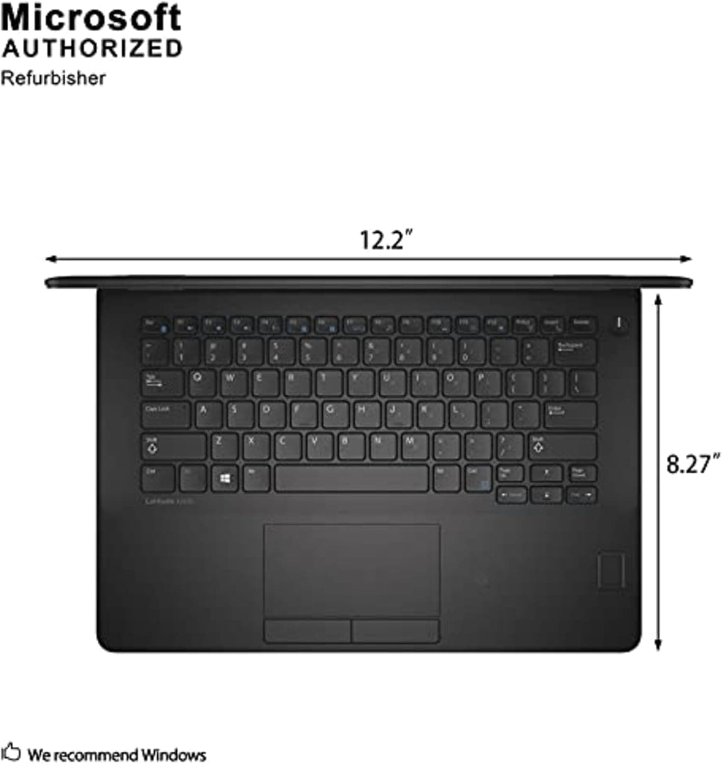 Dell (Refurbished) Latitude E7270 Laptop | 12.5" 1366x768 HD | Core i7-6600U - 512GB SSD Hard Drive - 8GB RAM | 2 cores @ 3.4 GHz Win 11 Pro Black