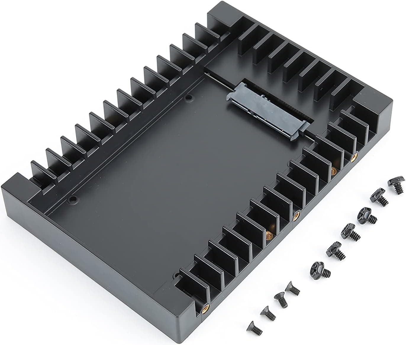 Annadue HDD/SSD Mounting Frame 2.5 to 3.5 SSD/HDD Hard Disk Drive Converter Adapter, 6Gbps for 2.5 Inch 7/9.5/12.5mm HDD/SSD Compatible with III
