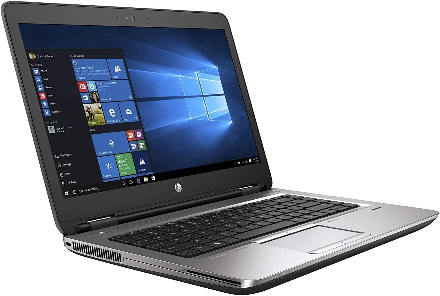 HP (Refurbished) ProBook 640 G2 Intel Core 14 Inch Display i5-6300U 8GB RAM 256GB SSD Windows 10 Home Installed and activated