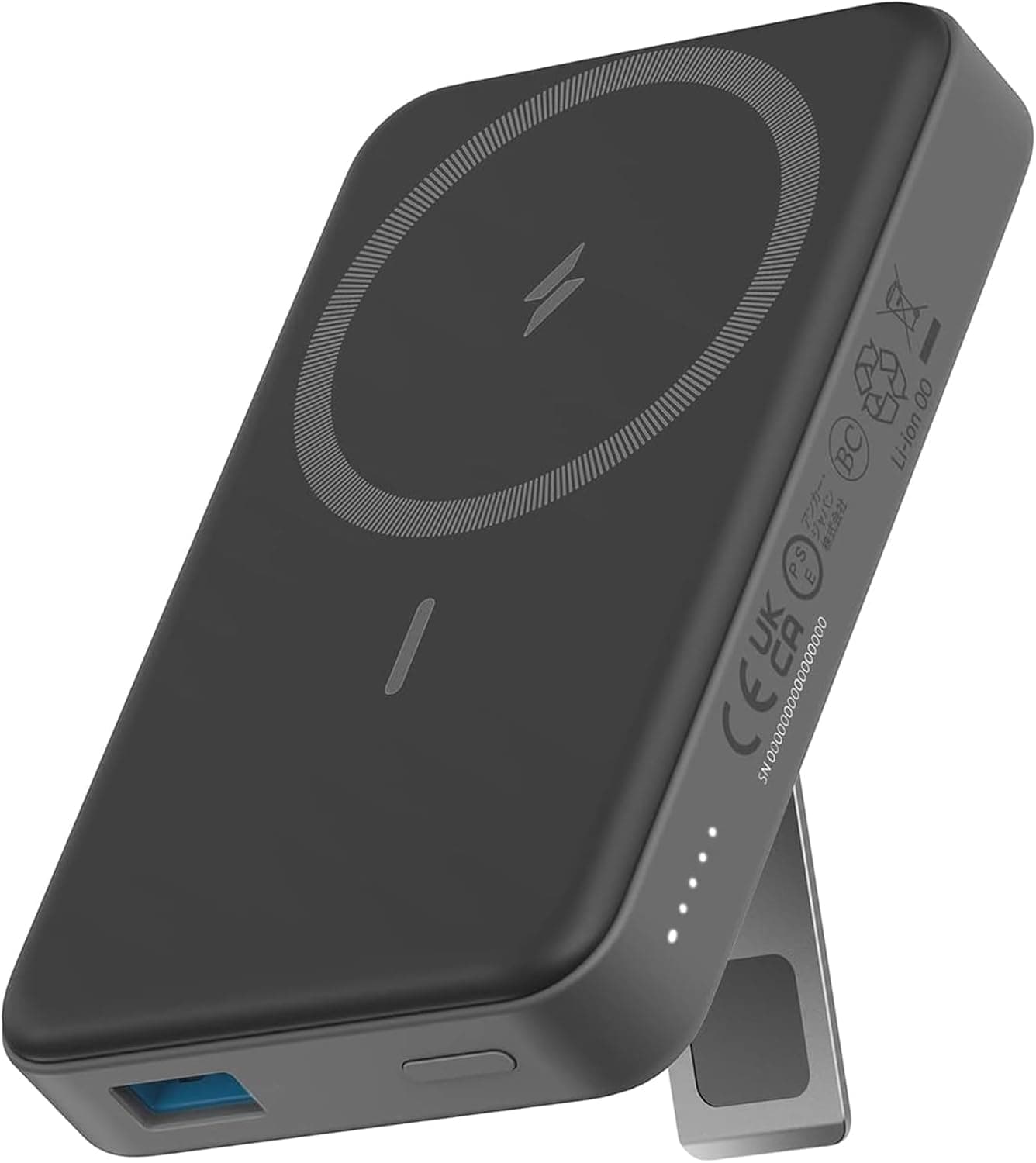 Anker 633 Magnetic Power Bank, 10,000mAh Foldable Magnetic Wireless Portable Charger, Only for iPhone17/17 Air/17 Pro/17 Pro Max, iPhone 16/15/14 Series(Black)