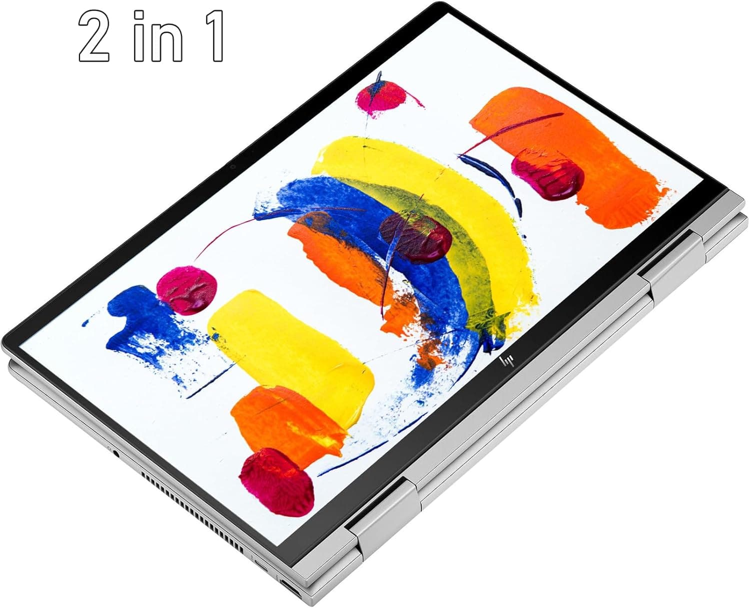 HP Envy x360 2-in-1 14" FHD IPS Touchscreen Laptop Intel Core i5-1335U(Beats i7-1260U) Backlit KB Fingerprint Reader, Windows 11 | Natural Silver (8GB RAM | 512GB SSD) (14 inch)