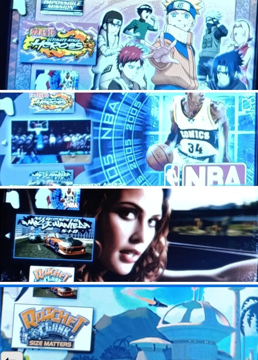 PSP 30006 With Installed Games Blue Color