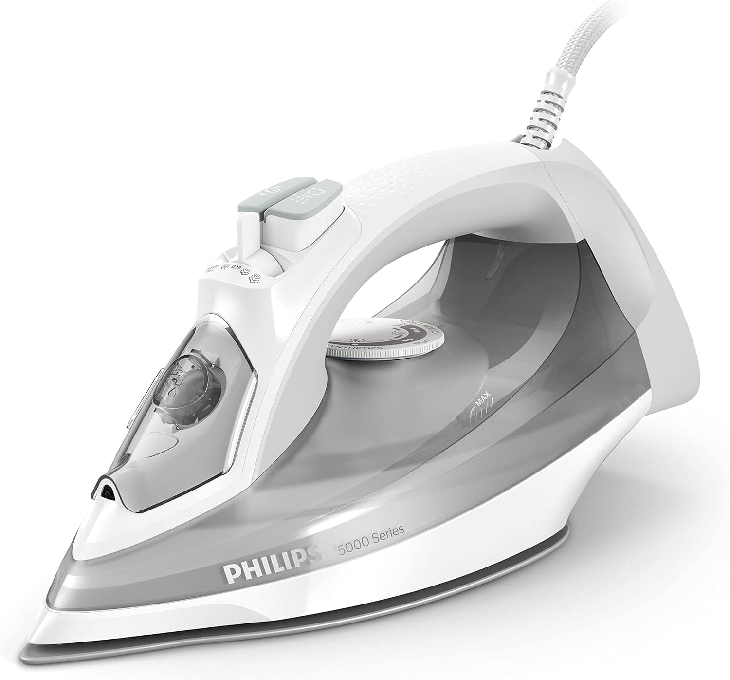 Philips 5000 Seires Steam Iron - 2400W, 160g Steam Boost, SteamGlide Plus - DST5010/16